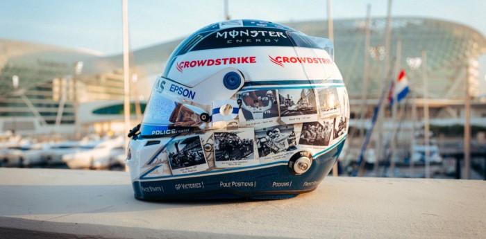 Bottas y un casco especial