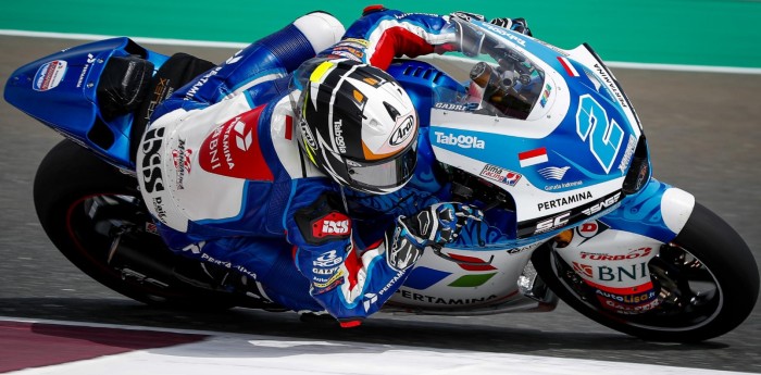 Rodrigo fue 21° en su debut en Moto2