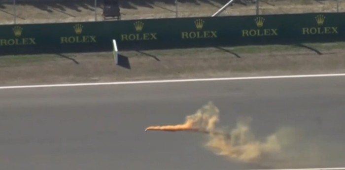 VIDEO: F1: el insólito motivo que generó la bandera roja en clasificación