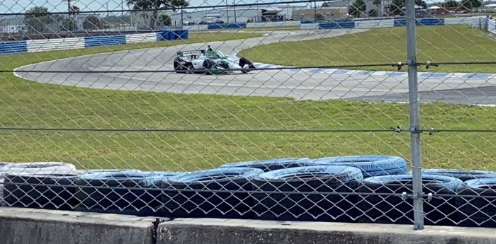 VIDEO: continúa la prueba de Canapino con el IndyCar en Sebring