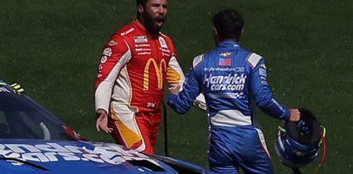 Bubba Wallace suspendido por agredir a Larson