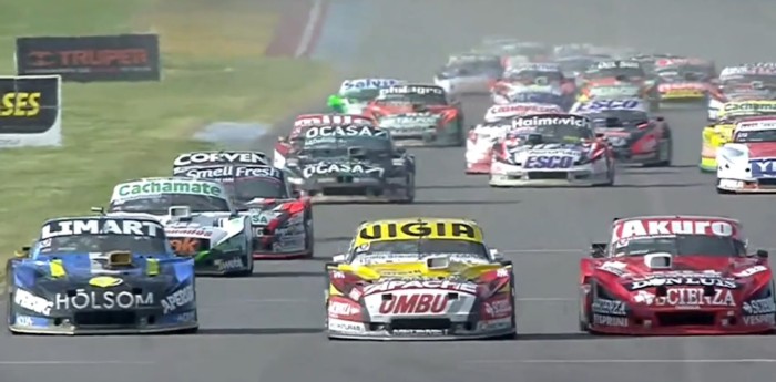 VIDEO: el TC y un giro final no apto para cardíacos en Toay