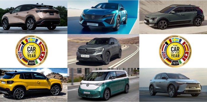 Estos son los siete finalistas del Auto del año 2023