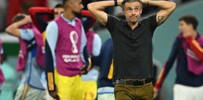 Golpazo para España: tras la eliminación ante Marruecos, Luis Enrique dejó de ser el entrenador