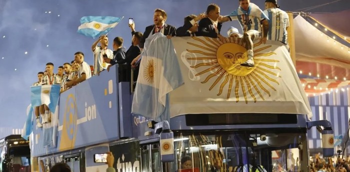 La Selección y el recorrido que hará hasta el Obelisco con la Copa