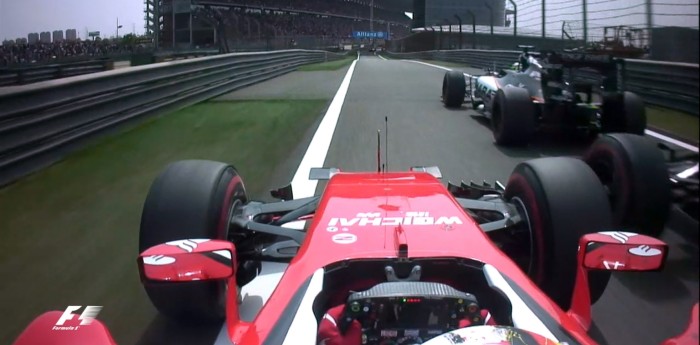 VIDEO: Vettel y el histórico adelantamiento en el 'pitlane' del GP de China