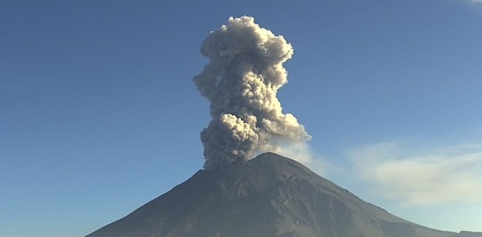 Alerta en México por la actividad del volcán Popocatépetl