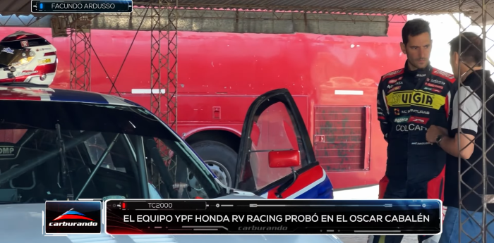 El equipo YPF Honda RV Racing probó en el Oscar Cabalén con Ardusso y Scuncio Moro