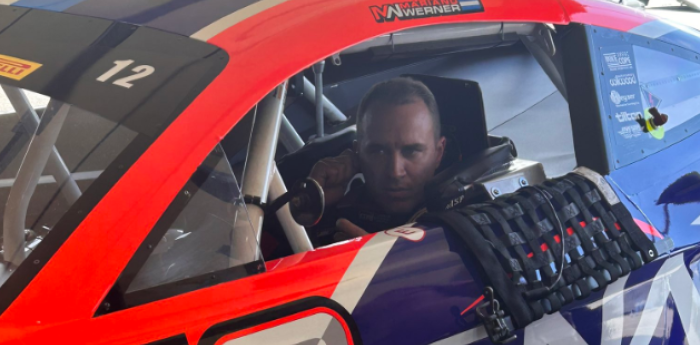 Mariano Werner comenzó los entrenamientos de Trans Am en NOLA Motorsports Park