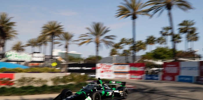 IndyCar: Canapino fue 21° en el segundo entrenamiento en Long Beach