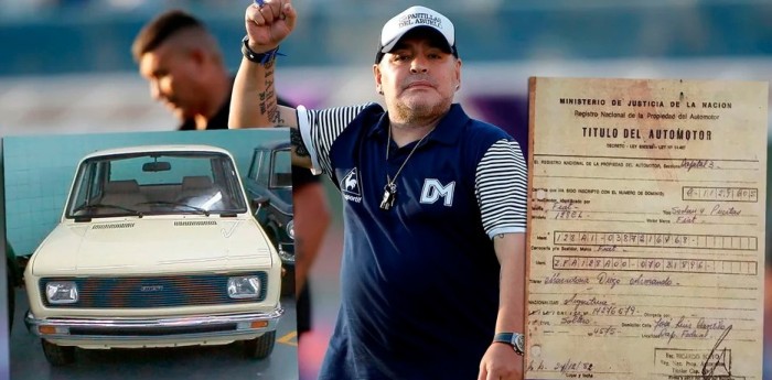 El piloto argentino que tiene el primer auto 0km de Diego Maradona