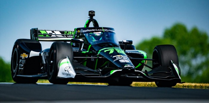 IndyCar: Canapino completó la clasificación en Road America