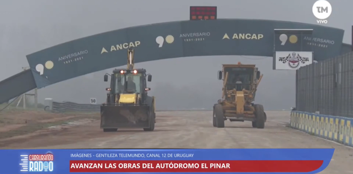 Avanzan las obras del autódromo El Pinar en Uruguay