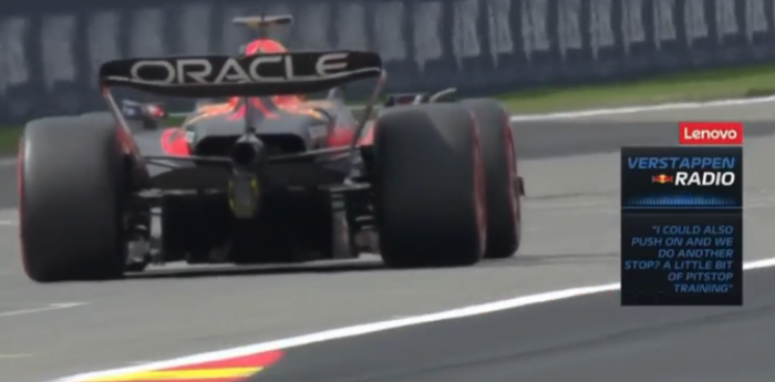 F1: Verstappen despertó la polémica en plena carrera: "¿Podemos practicar pit stop?