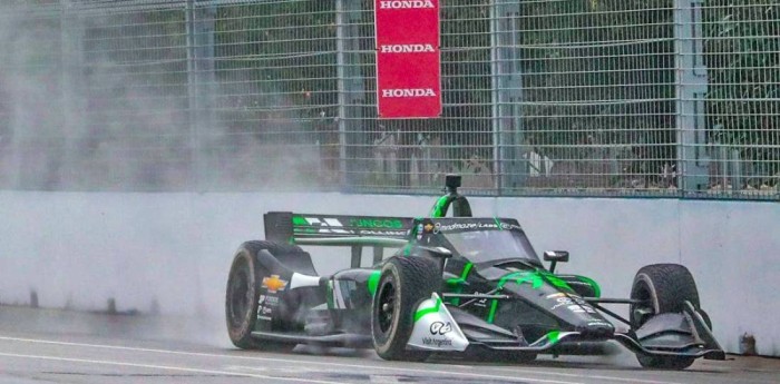 ¡Bajo el agua! Canapino y el Juncos tienen todo listo para la acción de IndyCar en Nashville