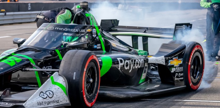 IndyCar: Canapino completó la primera práctica en Portland