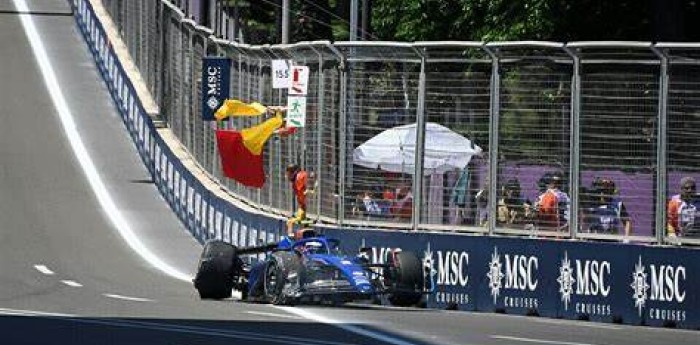 Williams en problemas por los choques de Sargeant