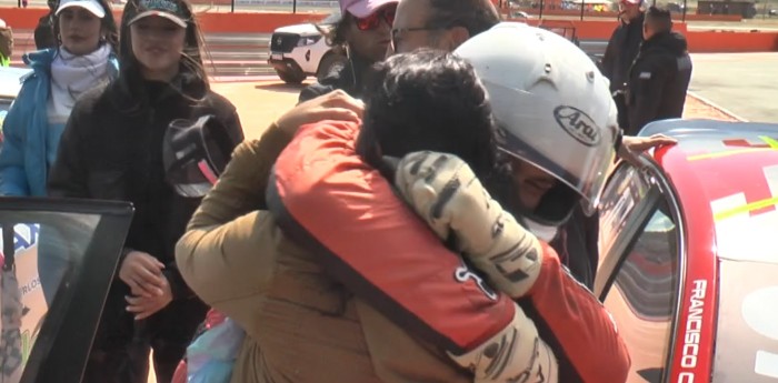 TN en Calafate: el emotivo momento de Cravero y su madre tras ganar en la Clase 2