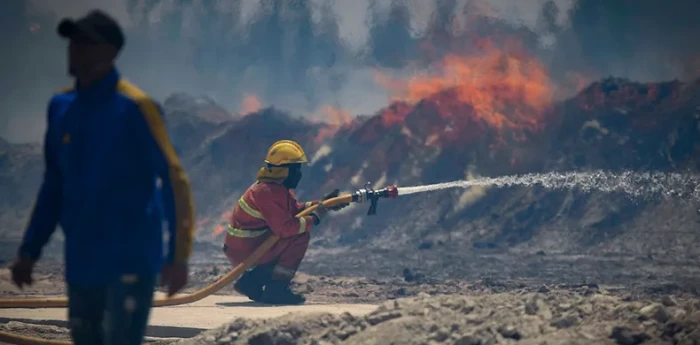 El piloto argentino que colaboró para luchar contra los incendios en Mendoza