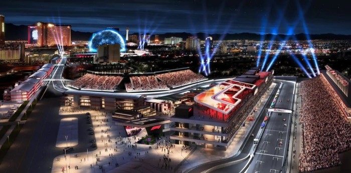 F1: ¡A bordo! así se ve una vuelta al circuito de Las Vegas desde adentro