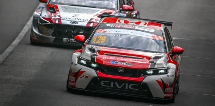 TCR World Tour: Girolami completó las dos tandas de entrenamientos en Macau