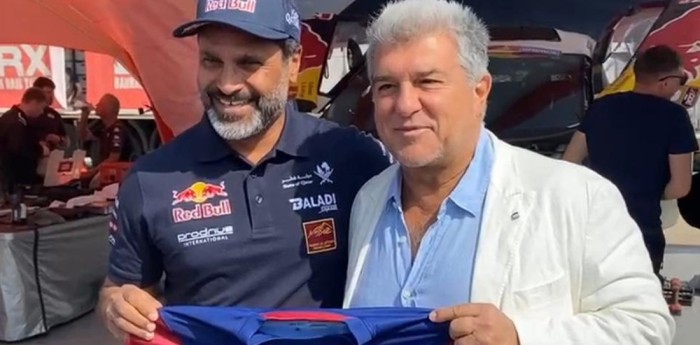 Laporta y la posibilidad de sumar al Barça al Dakar: "Tendríamos que tener un buen piloto"