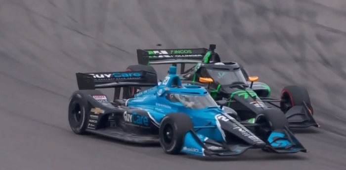 IndyCar: el toque que generó la sanción a Canapino en Barber