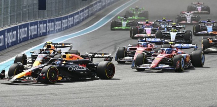 F1: ¡Se pasó Checo! La largada de Pérez en Miami