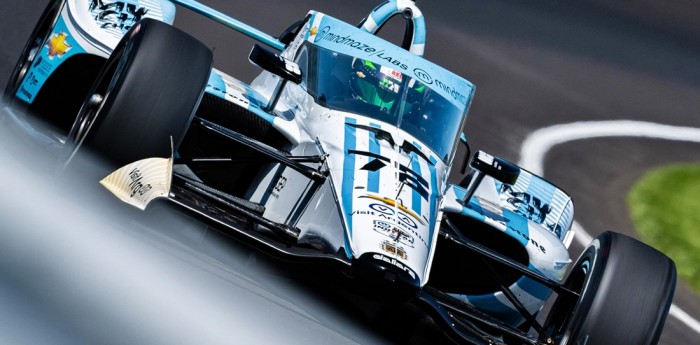 IndyCar: ¡A bordo! Canapino girando en las 500 Millas de Indianápolis 2023