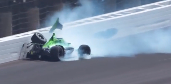 IndyCar: duro golpe en el comienzo de la clasificación para las 500 Millas de Indianápolis
