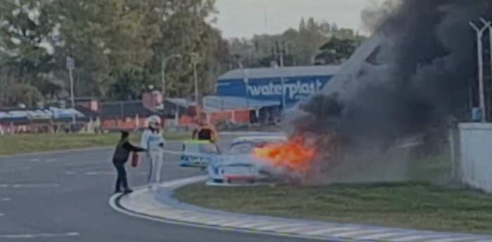 Procar 4000: fuerte incendio en la clasificación de la Clase A en Buenos Aires