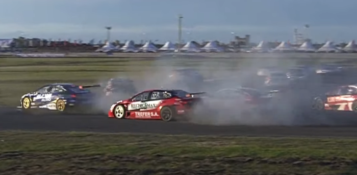 TC2000: la carrera del sábado arrancó con un múltiple despiste en San Nicolás