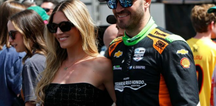 IndyCar: el divertido gesto de Grosjean que cortó la ternura de Canapino y Josefina Di Palma