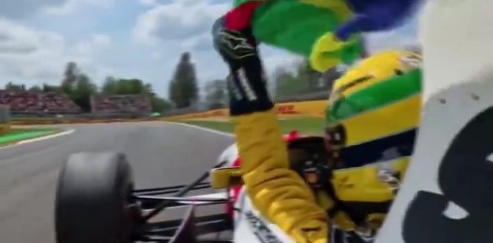 F1: la espectacular a bordo de Vettel en el McLaren de Senna en Imola