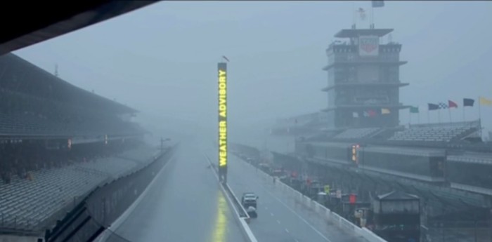 IndyCar: la lluvia complica el comienzo de la Indy500