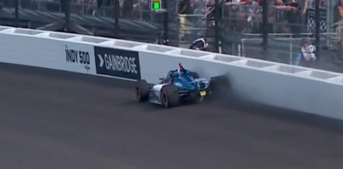 IndyCar: fuerte golpe de Lundqvist y bandera amarilla en las 500 Millas