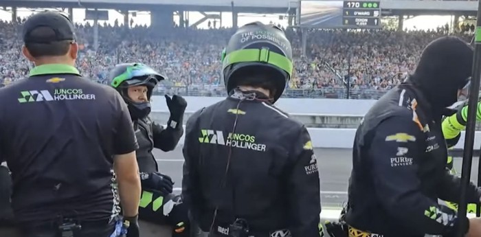 EXCLUSIVO: IndyCar: la reacción del Juncos Hollinger al momento que cambió la carrera de Canapino