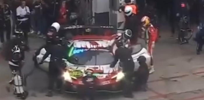 24 Horas de Nürburgring: Varrone se bajó de la Ferrari tras un gran stint