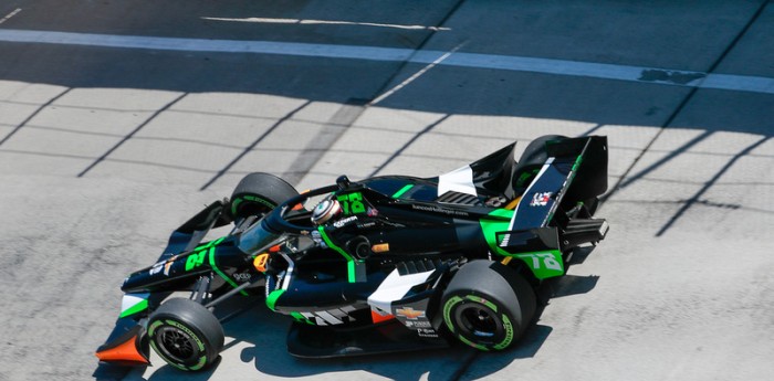 IndyCar: Canapino llegó a la bandera a cuadros en una friccionada carrera en Detroit
