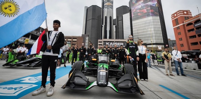 IndyCar: el mensaje de Canapino a su equipo una vez finalizada la carrera en Detroit