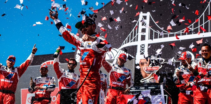 NASCAR: Kyle Larson festejó en el circuito de Sonoma