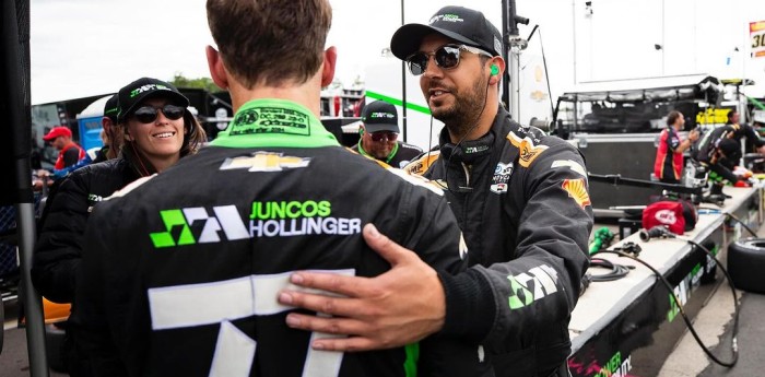 IndyCar: el elogio de Grosjean al Juncos Hollinger Racing tras la actuación en Road America