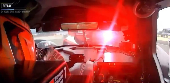 WEC: el insólito incidente entre el Toyota #7 y un Lexus en el Warm-Up de Le Mans