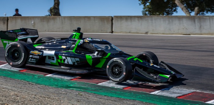 IndyCar: Canapino se metió tercero en el warm-up de Laguna Seca