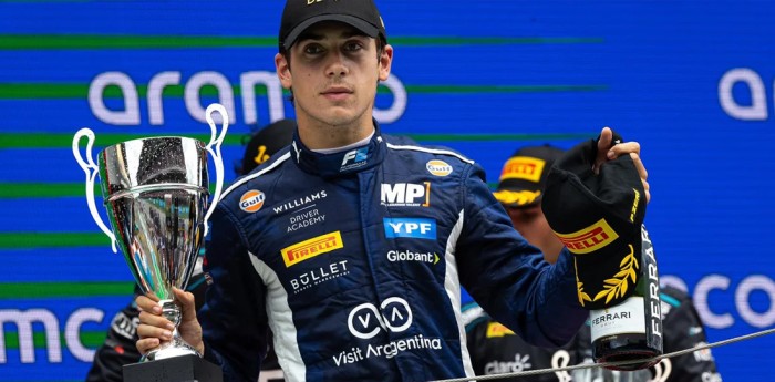F2: Franco Colapinto tras el podio en Austria: "Se vienen cosas buenas"