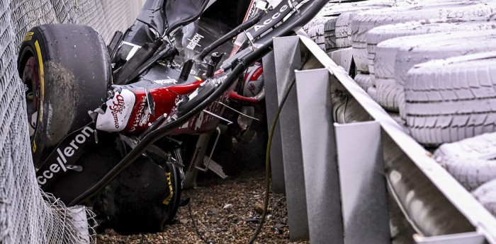 F1: el escalofriante accidente de Zhou en el GP de Gran Bretaña