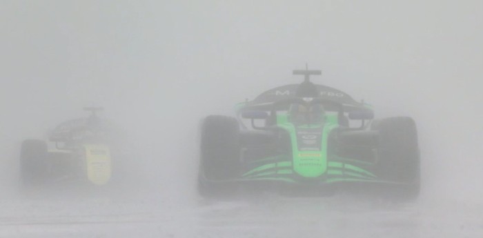 ¡Atención Colapinto! Una tormenta provocó la bandera roja en la Sprint Race de la F2 en Silverstone