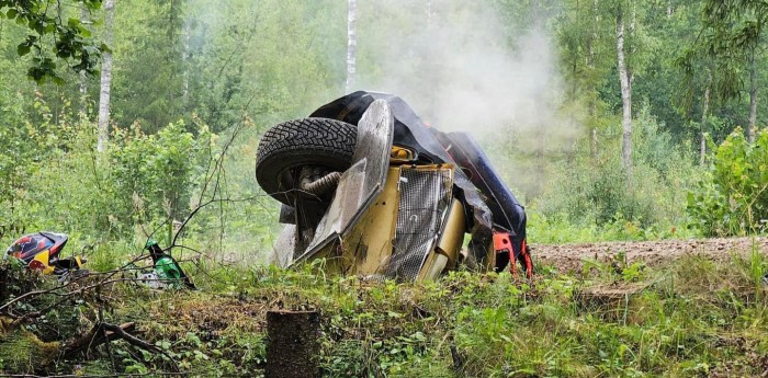 ¡IMPRESIONANTE! El video del accidente de Tanak en el Rally de Estonia