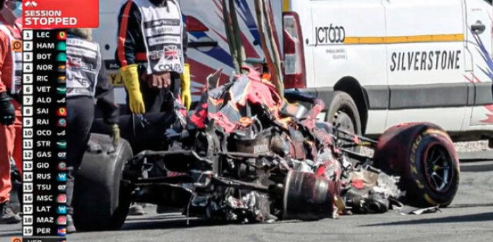 F1: las consecuencias que dejó en Verstappen el accidente con Hamilton en Silverstone