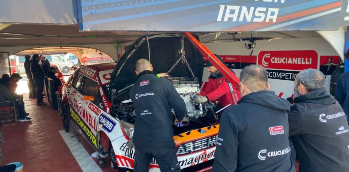 TN: malas noticias para Iansa, rompió motor en el entrenamiento